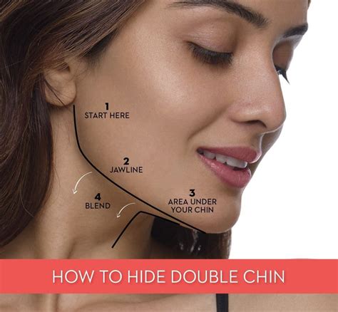 makeup to hide double chin